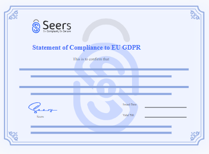 gdpr training certificate