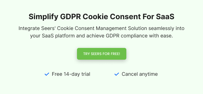 Simplify Gdpr Cookie consent for SaaS